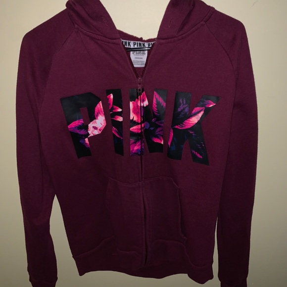 PINK Victoria's Secret Jackets & Blazers - VS PINK ZIP UP HOODIE